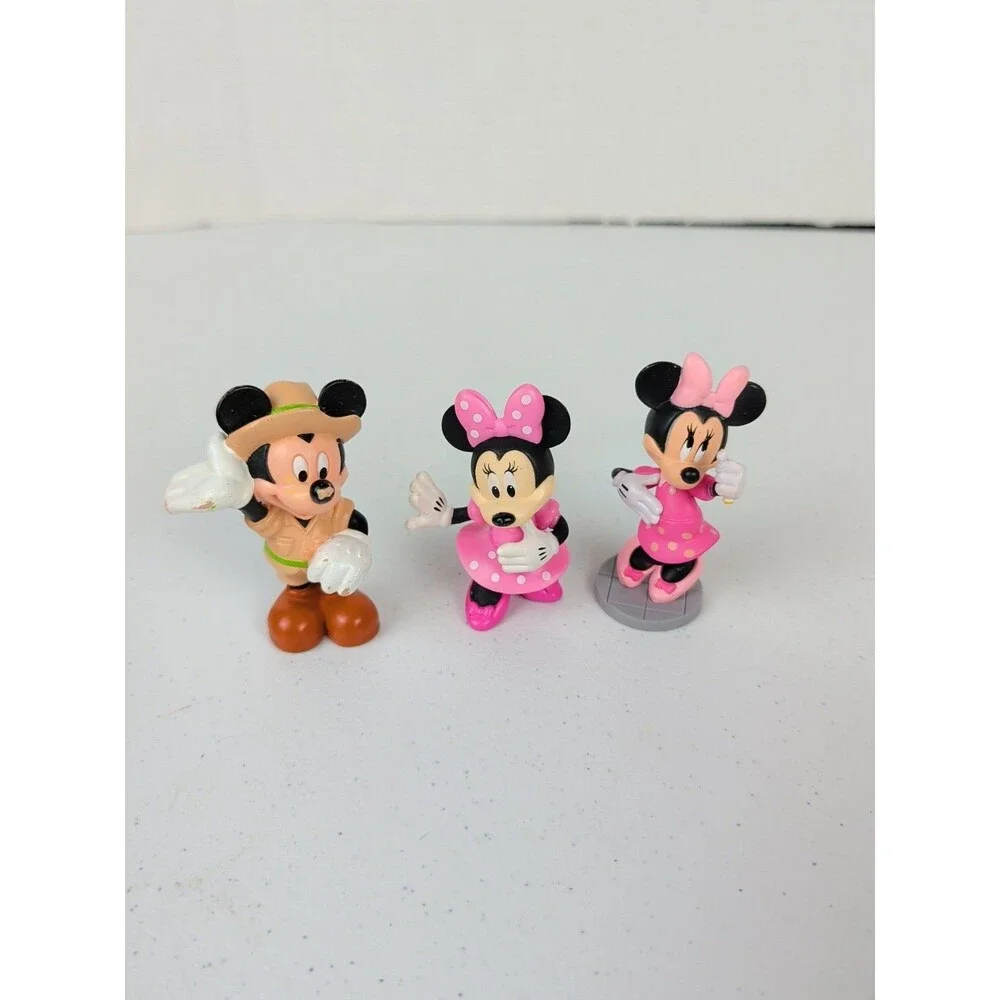 Disney Mini PVC Figures Lot of 3  Mickey Minnie